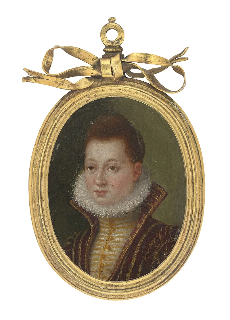 Ritratto di nobildonna in medaglione